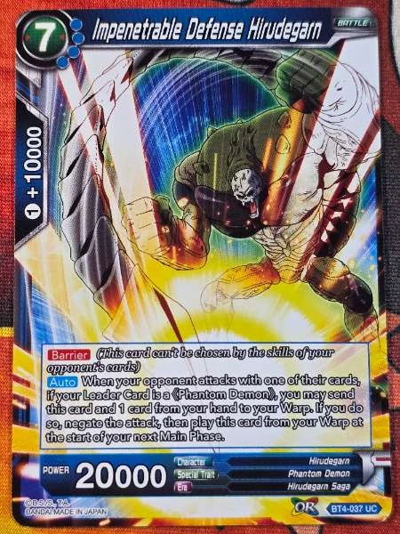 Impenetrable Defense Hirudegarn - Colossal Warfare #BT4-037
