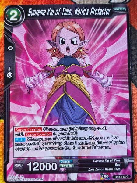 Supreme Kai of Time, World's Protector - Cross Worlds #BT3-113