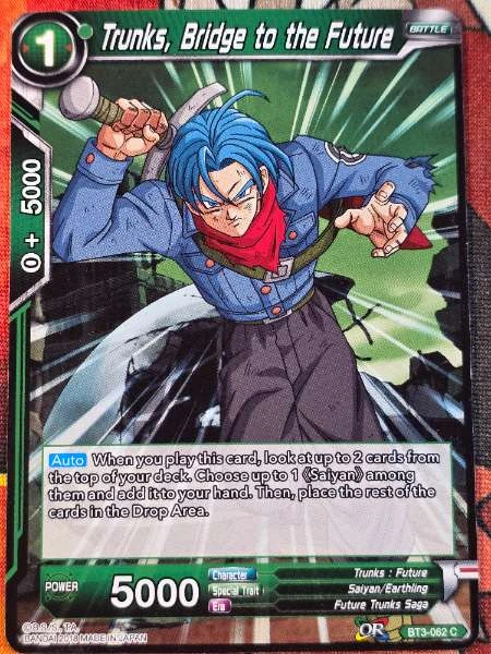 Trunks, Bridge to the Future - Battle Evolution #BT3-062
