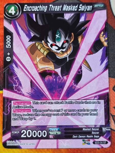 Encroaching Threat Masked Saiyan - Cross Worlds #SD3-04