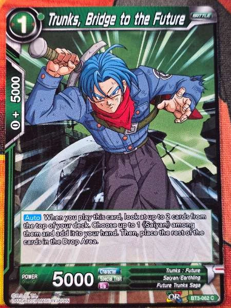 Trunks, Bridge to the Future - Battle Evolution #BT3-062