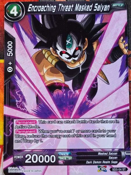 Encroaching Threat Masked Saiyan - Cross Worlds #SD3-04