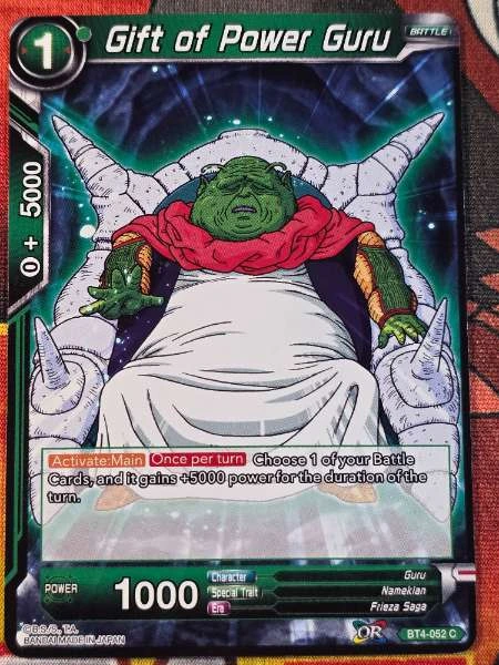 Gift of Power Guru - Colossal Warfare #BT4-052