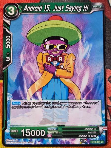 Android 15, Just Saying Hi - Cross Worlds #BT3-074