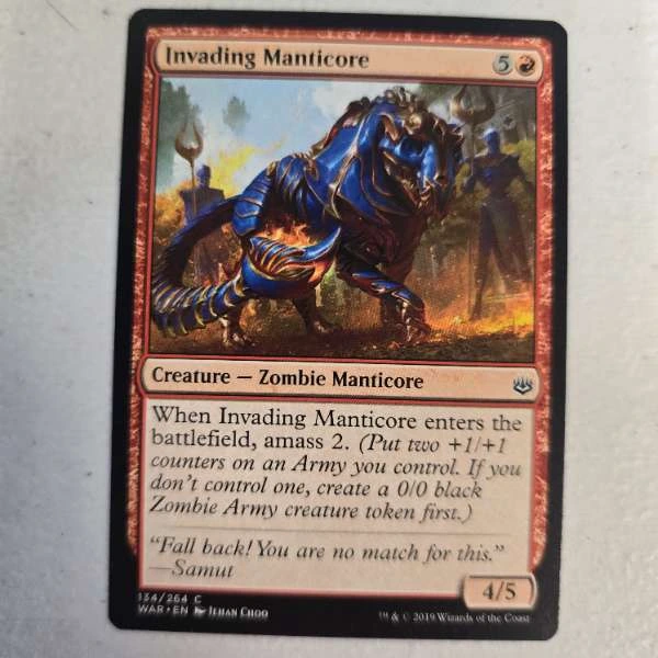 Invading Manticore - War of the Spark #134/264