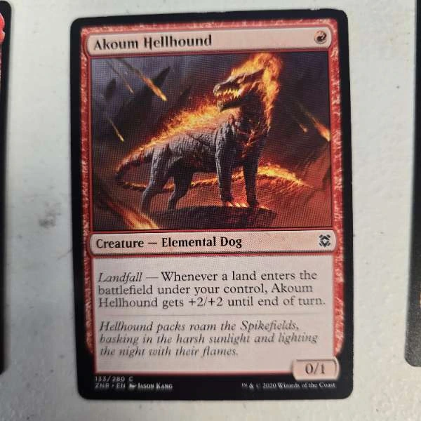 Akoum Hellhound - Zendikar Rising #133/280
