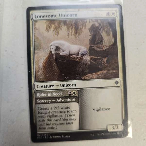 Lonesome Unicorn - Throne of Eldraine #021/269