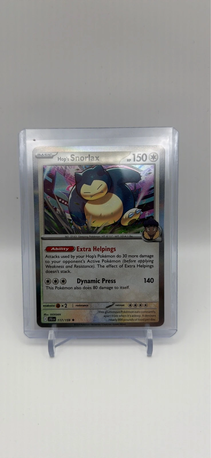 Hop's Snorlax #117/159