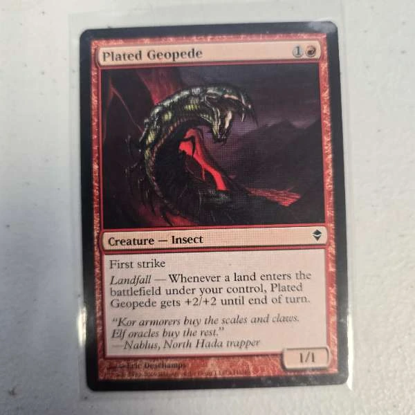 Plated Geopede - Zendikar #141