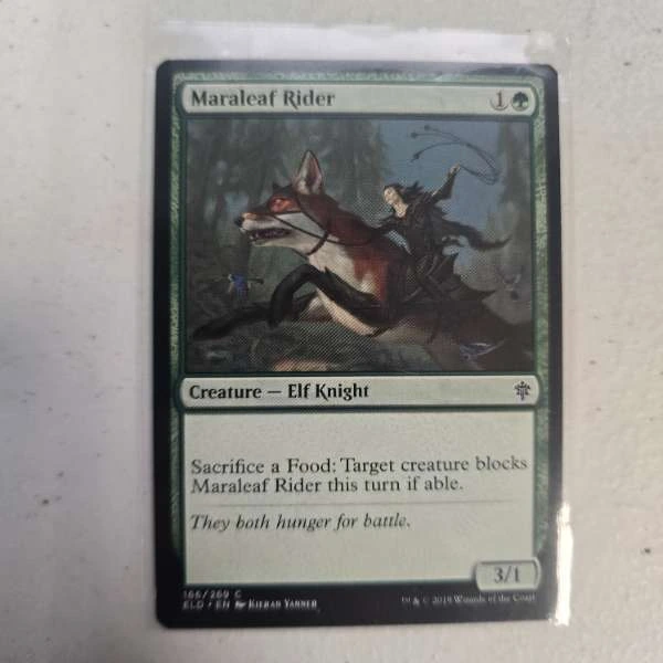 Maraleaf Rider - Throne of Eldraine #166/269