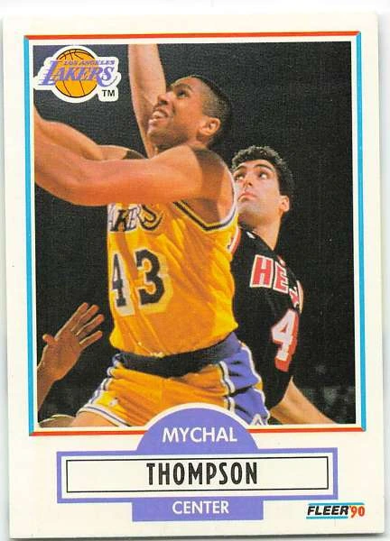 Mychal Thompson - 1990-91 Fleer #95