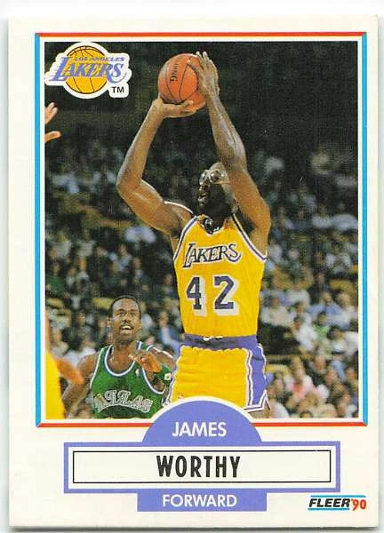 James Worthy - 1990 Fleer #97