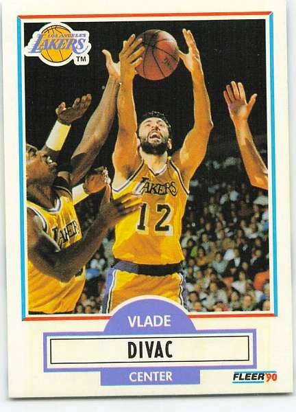 Vlade Divac Rookie - 1990 Fleer #91