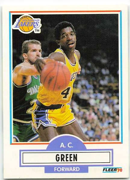 A.C. Green - 1990-91 Fleer #92