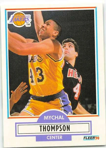 Mychal Thompson - 1990-91 Fleer #95