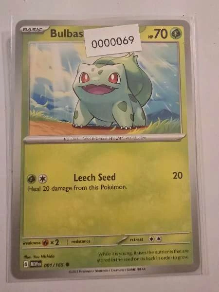 Bulbasaur - Scarlet & Violet 151 #001/165