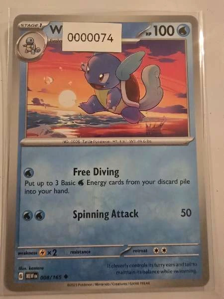 Wartortle - 151 #008/165