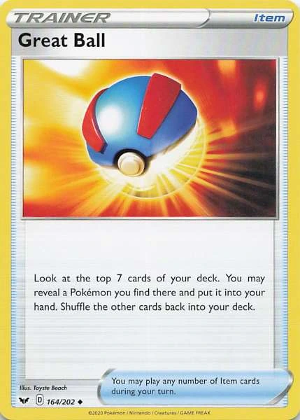 Great Ball - Sword & Shield #164/202