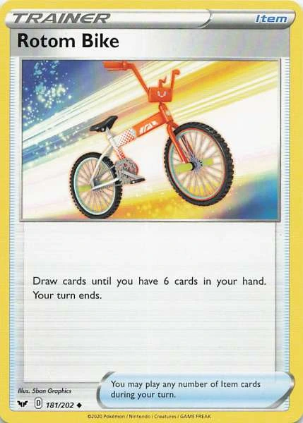 Rotom Bike - Sword & Shield Base Set #181/202