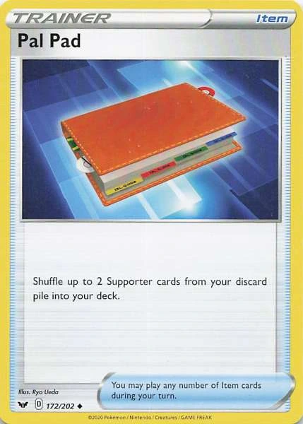 Pal Pad - Sword & Shield Base Set #172/202