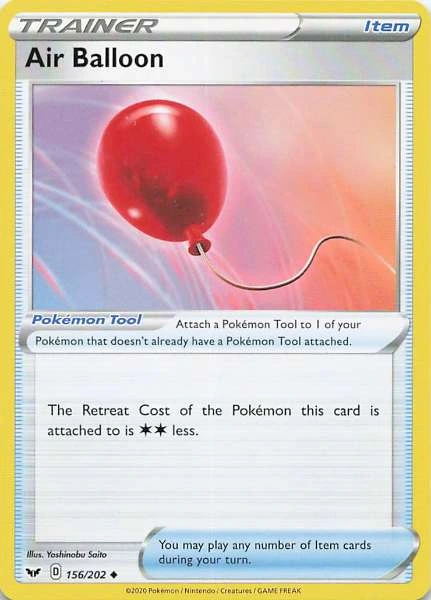 Air Balloon - Sword & Shield Base Set #156/202