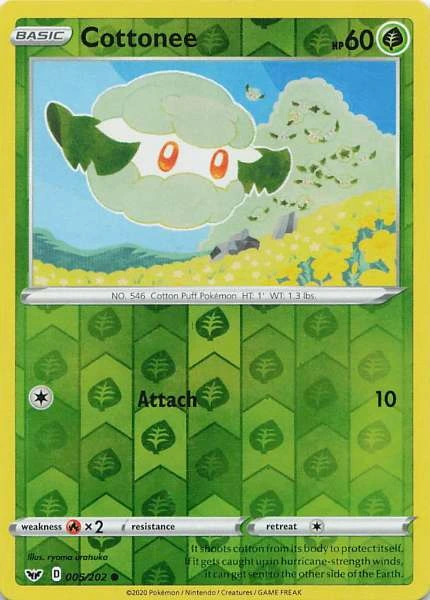 Cottonee - Sword & Shield #005/202