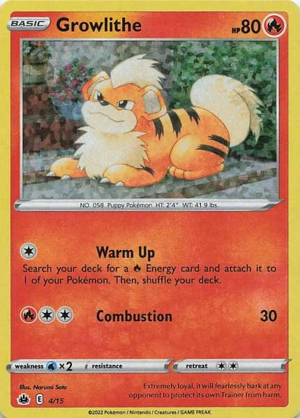 Growlithe - McDonald's Promos 2022 #4/15