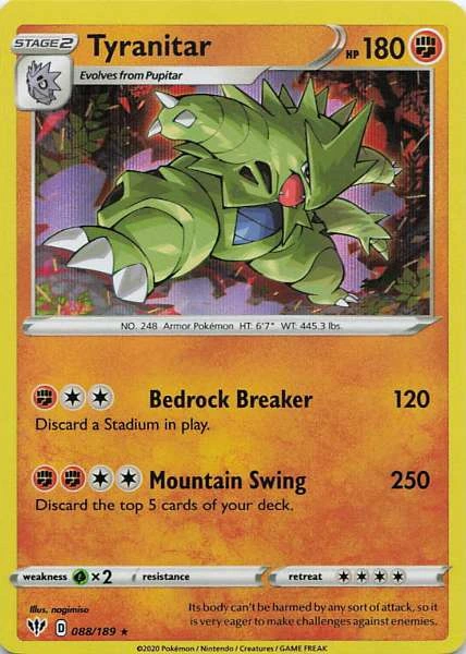 Tyranitar - Darkness Ablaze #088/189