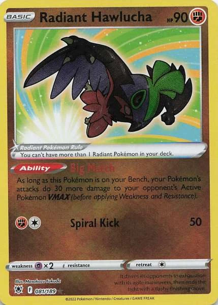 Radiant Hawlucha - Astral Radiance #081/189
