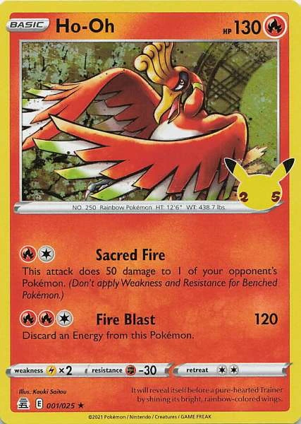 Ho-Oh - Celebrations #001/025