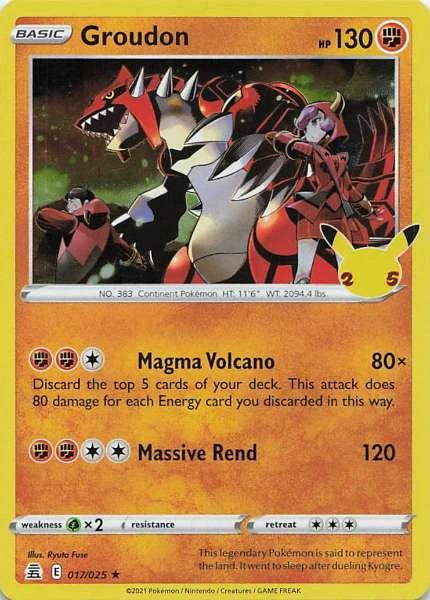 Groudon - Celebrations #017/025