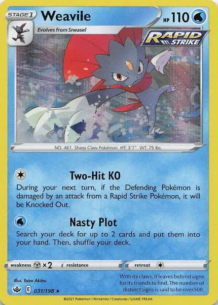 Weavile - Chilling Reign #031/198