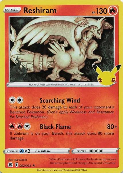 Reshiram - Celebrations #002/025