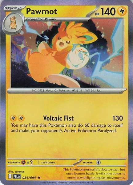 Pawmot - Phantasmal Flames #034/094