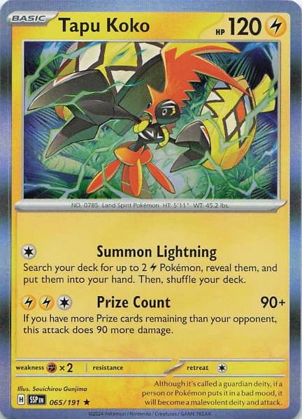 Tapu Koko - Surging Sparks #065/191