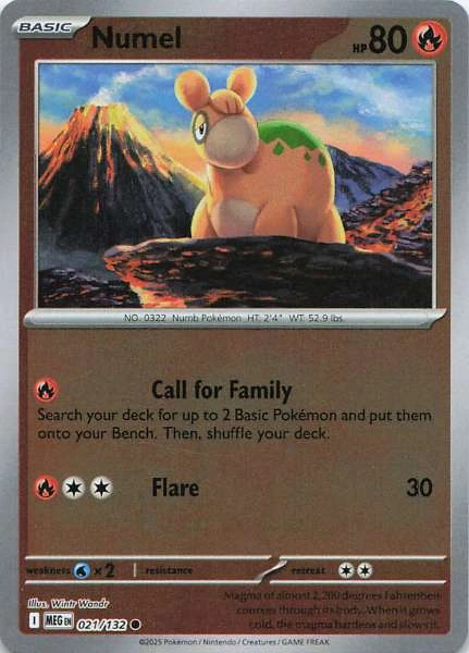 Numel - Mega Evolution #021/132