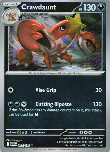 Crawdaunt - Mega Evolution #085/132