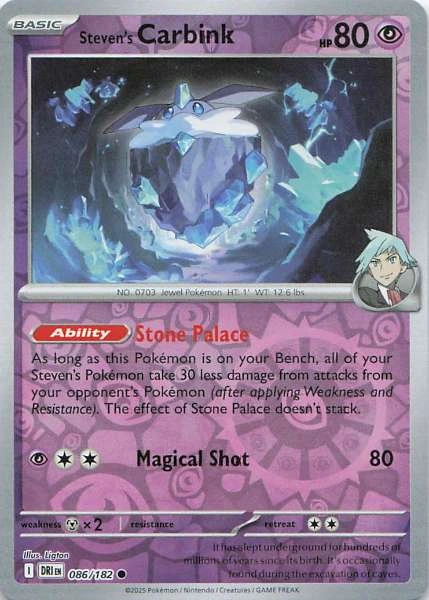 Steven's Carbink - Destined Rivals #086/182