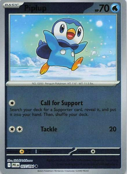 Piplup - Phantasmal Flames #027/094