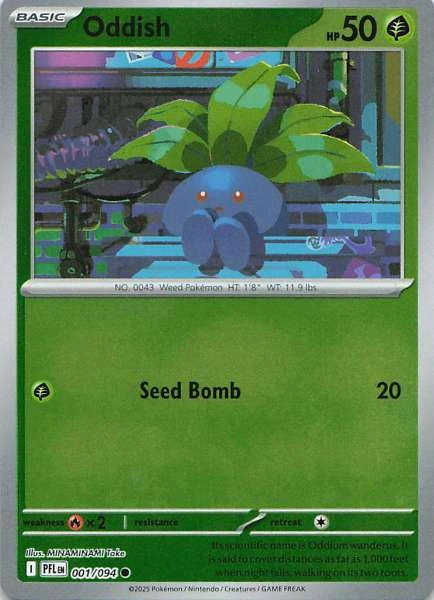 Oddish - Phantasmal Flames #001/094