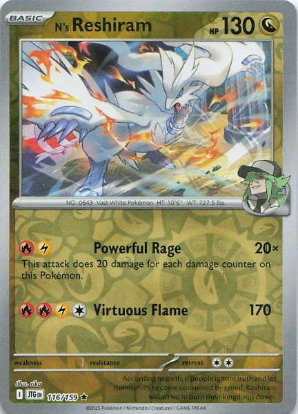 N's Reshiram - Journey Together #116/159