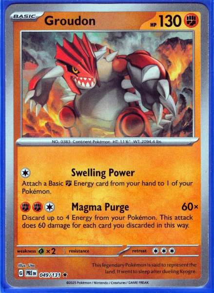 Groudon - Prismatic Evolutions #049/131