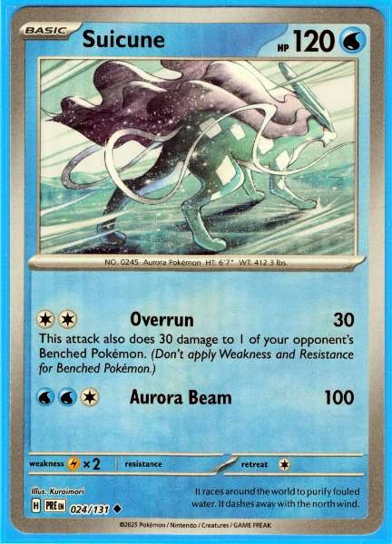 Suicune - Prismatic Evolutions #024/131