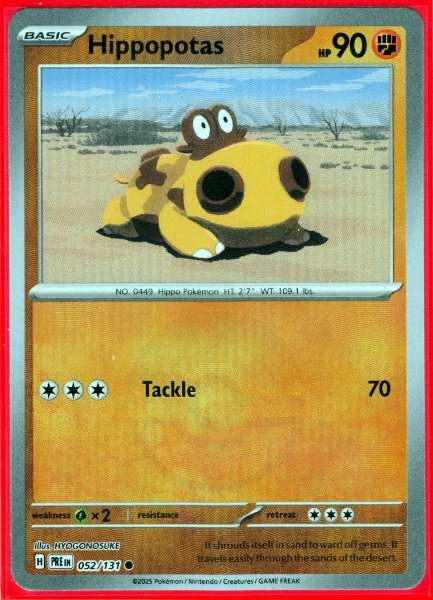 Hippopotas - Prismatic Evolutions #052/131