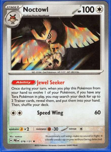 Noctowl  - Poke Ball #078/131