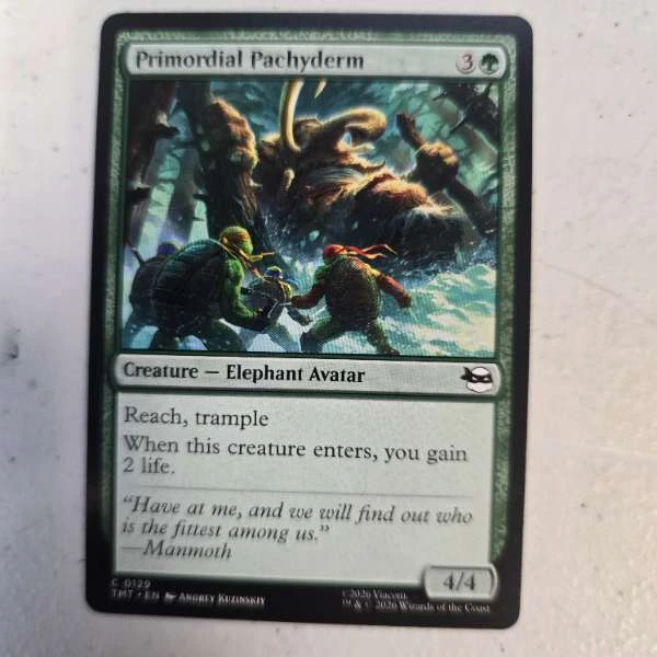 Primordial Pachyderm - Teenage Mutant Ninja Turtles #0129