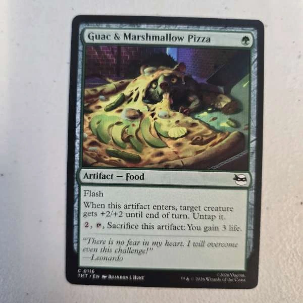 Guac & Marshmallow Pizza - Teenage Mutant Ninja Turtles #0116