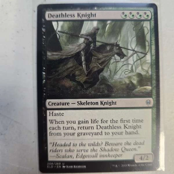Deathless Knight - Throne of Eldraine #208/269