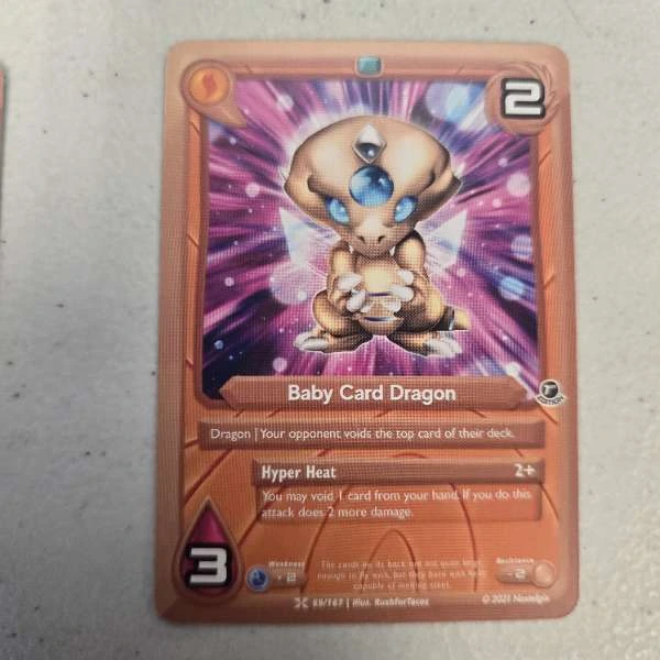 Baby Card Dragon