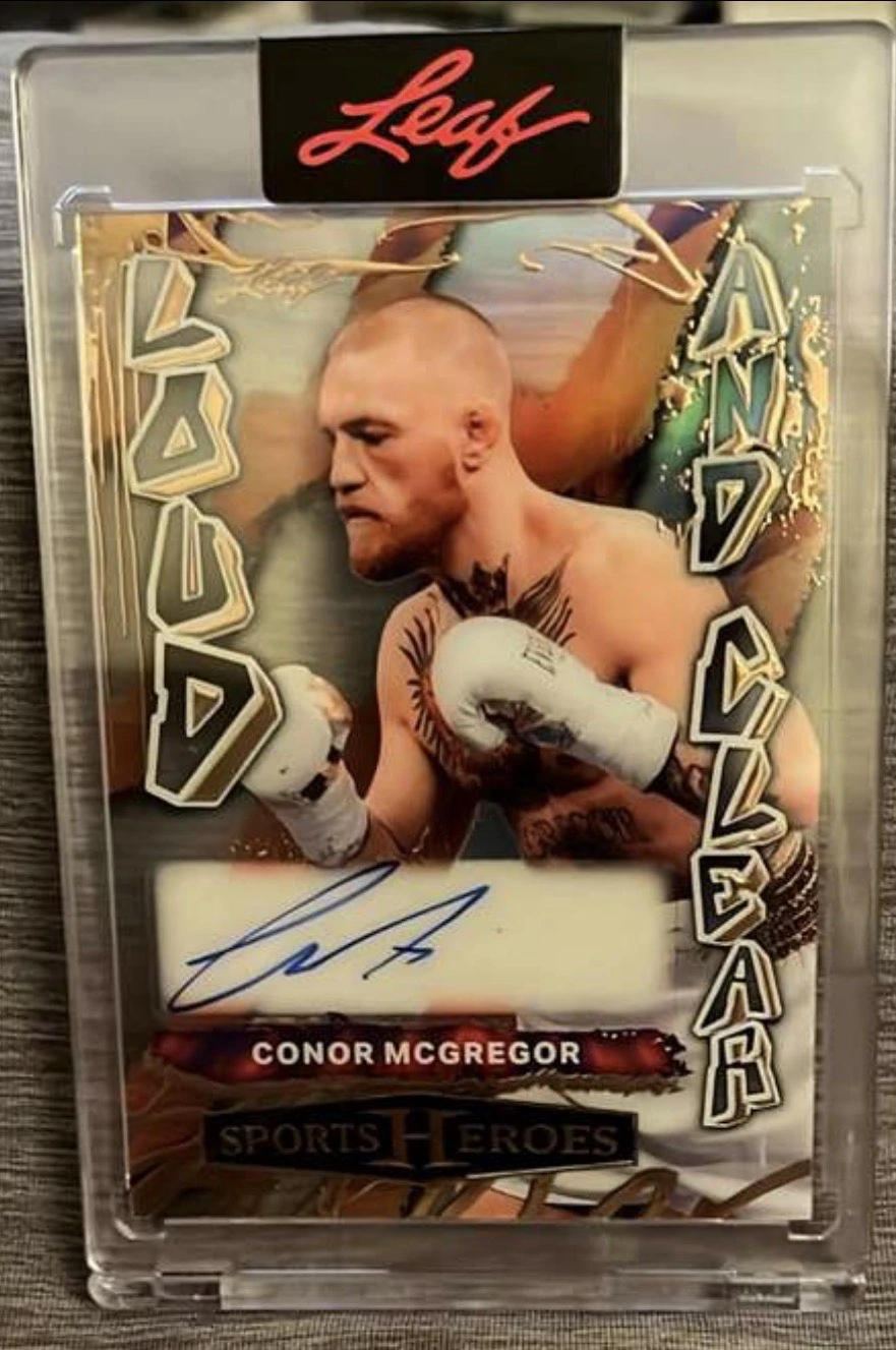 Conor McGregor Loud and Clear Autograph - Sports Heroes